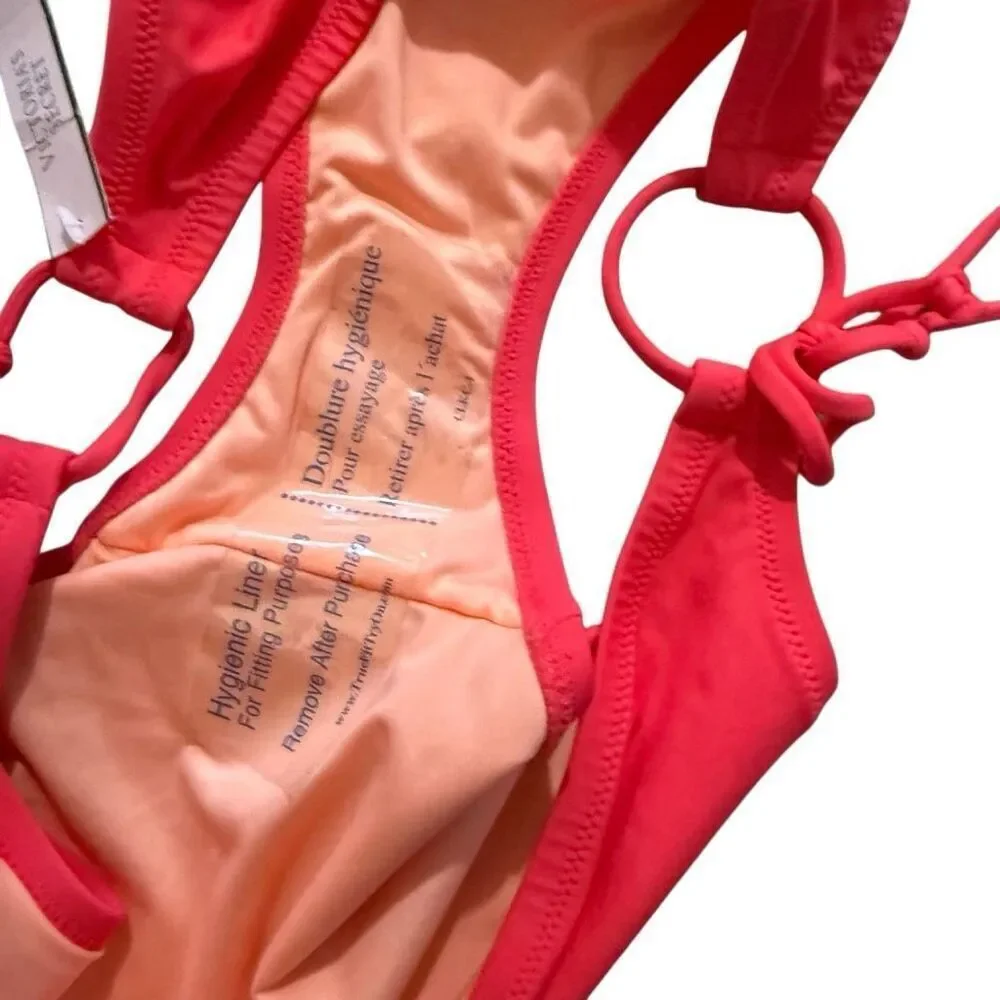 Victoria Secret hot pink bikini bottom size large
